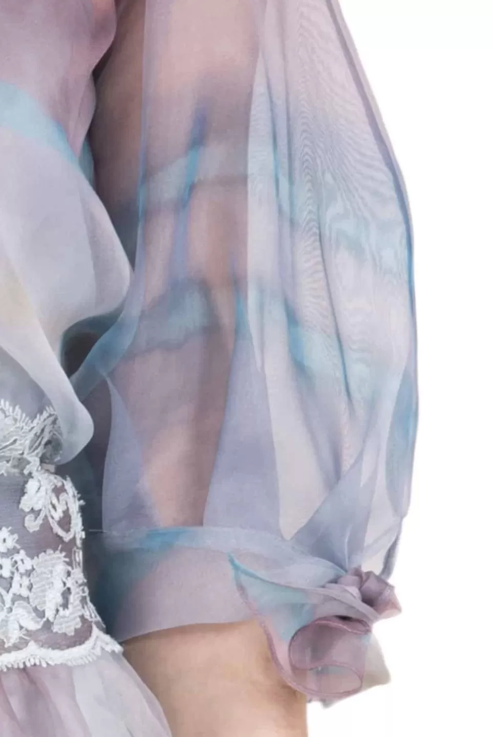 Tops & Blouses | Luisa Beccaria Color Melt Organza Tie Blouse