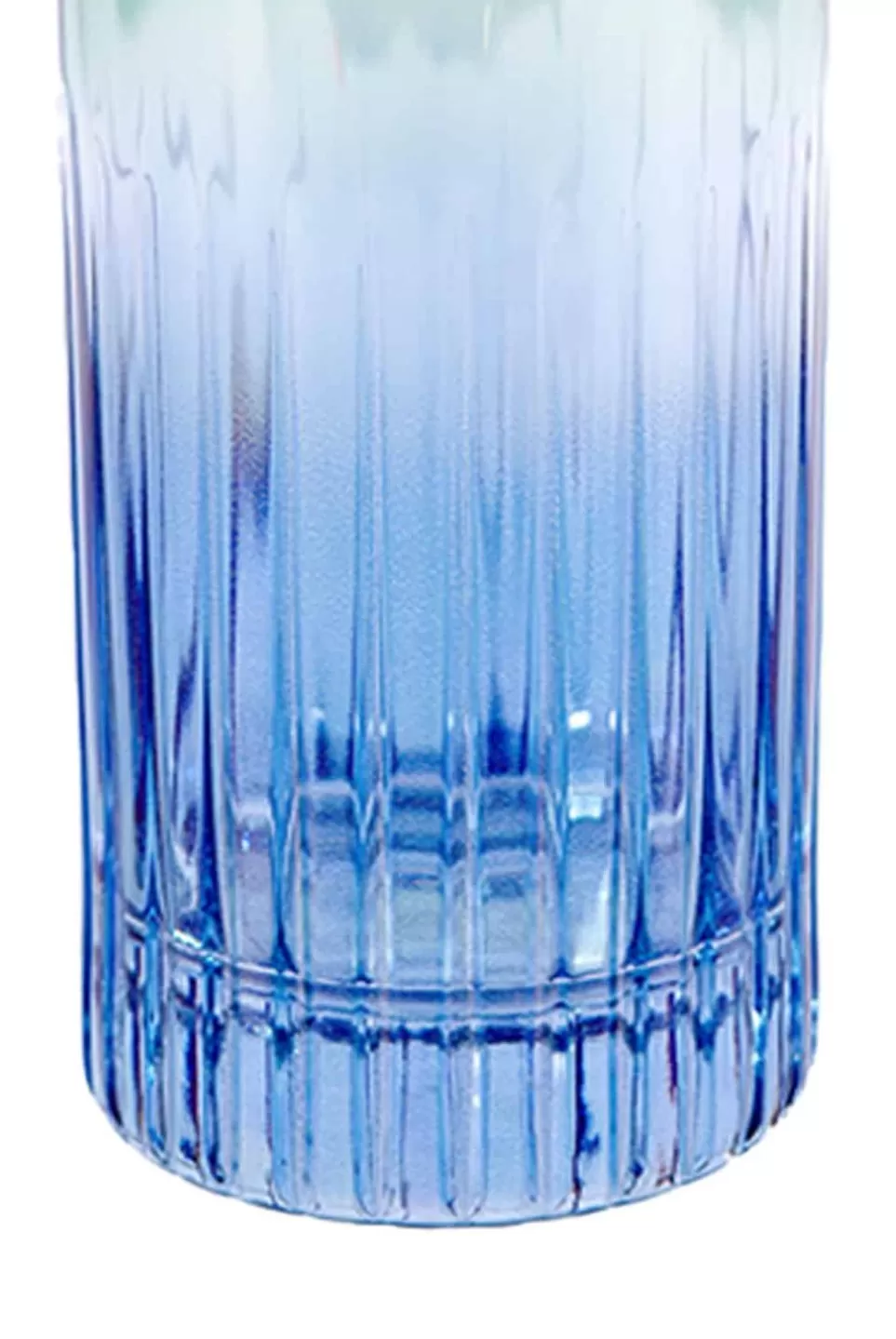 Tumblers | Luisa Beccaria Shade Blue To Green Set Of Two Large Tumbler Glass