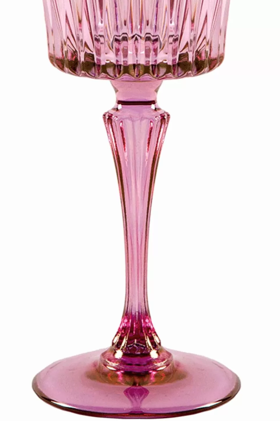 Water | Luisa Beccaria Shade Pink To Purple Set Of Two Domina Water Glass