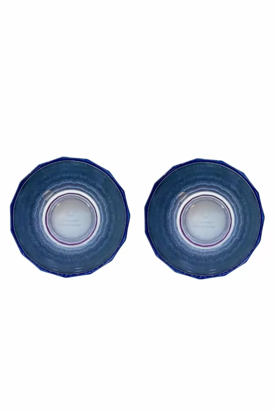 Tumblers | Luisa Beccaria Shade Purple To Blue Set Of Two Large Duccio Tumbler With Base