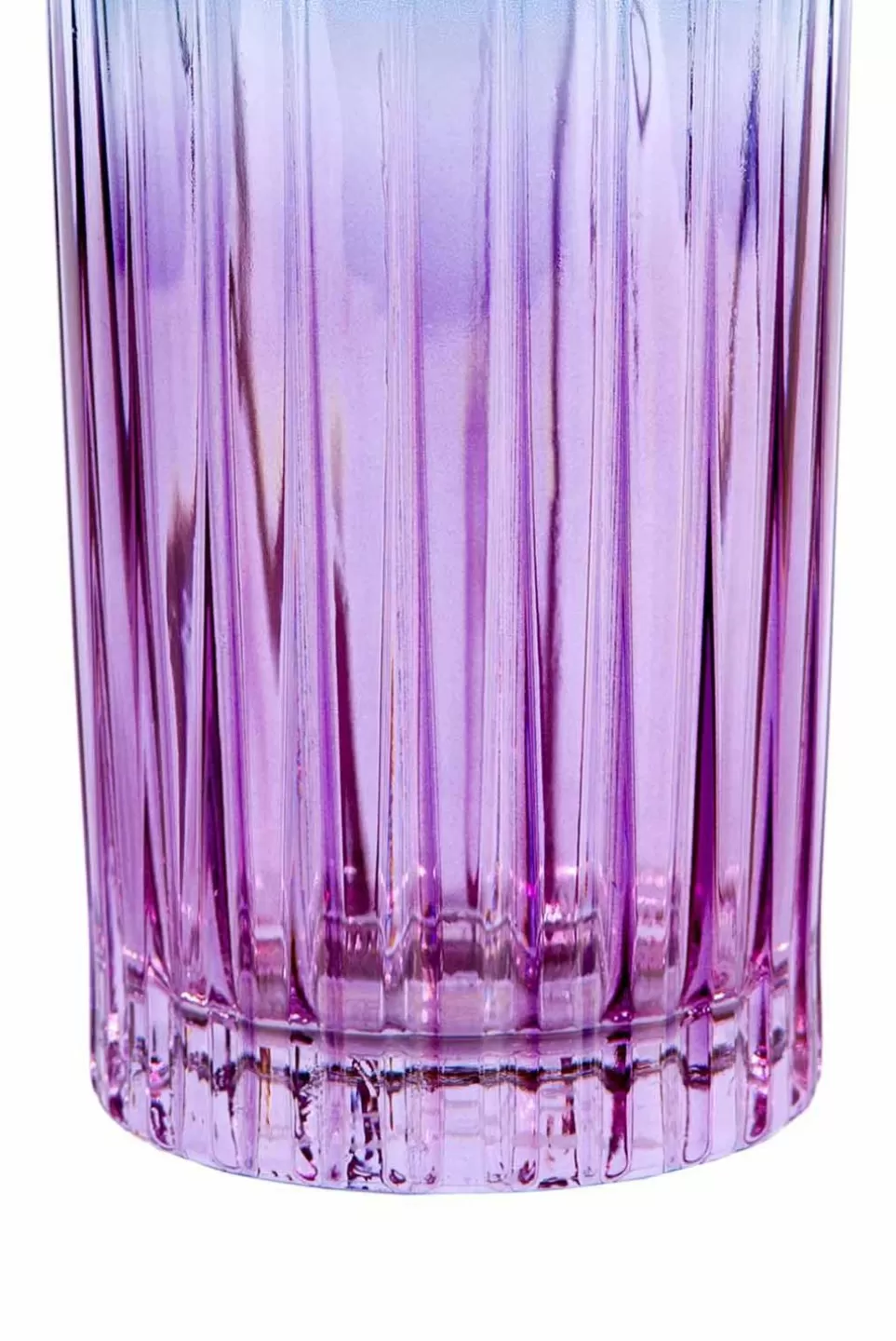 Tumblers | Luisa Beccaria Shade Purple To Blue Set Of Two Large Tumbler Glass