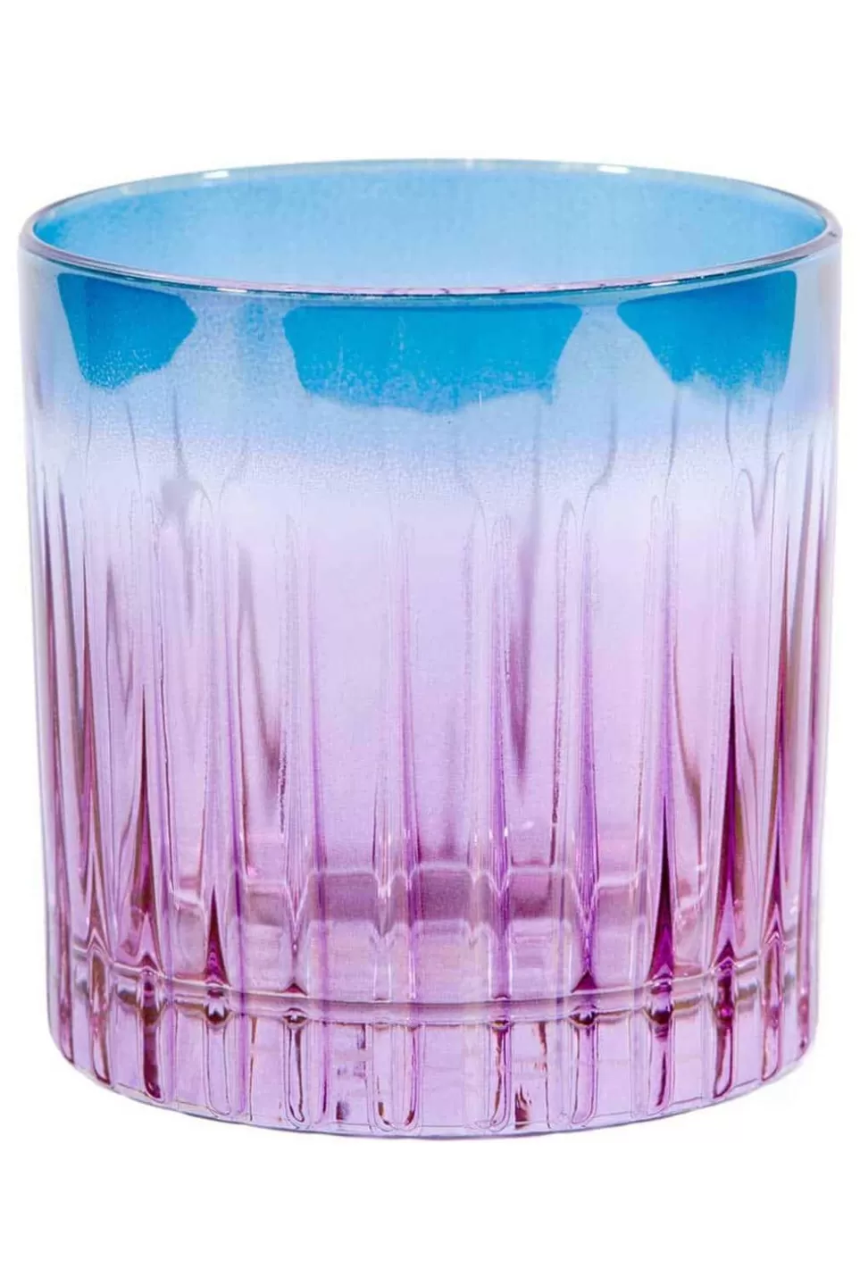 Tumblers | Luisa Beccaria Shade Purple To Blue Set Of Two Small Tumbler Glass