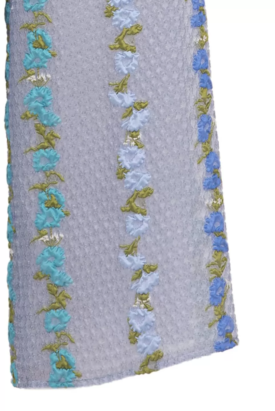 Trousers & Shorts | Luisa Beccaria Striped Floral Fil Coupe Organza High Rise Pants