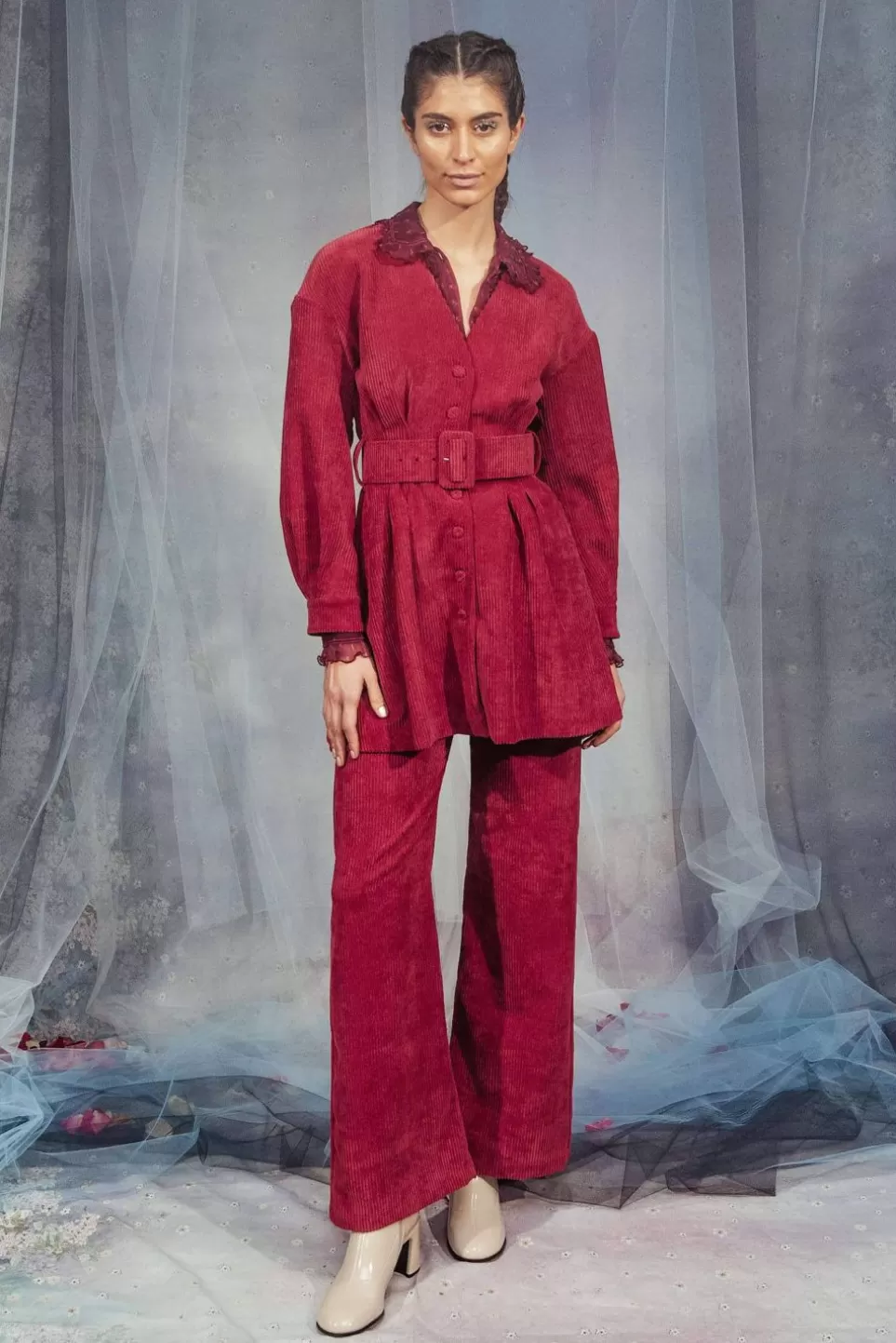 Tops & Blouses | Luisa Beccaria Vintage Buds Chiffon Crepone Shirt
