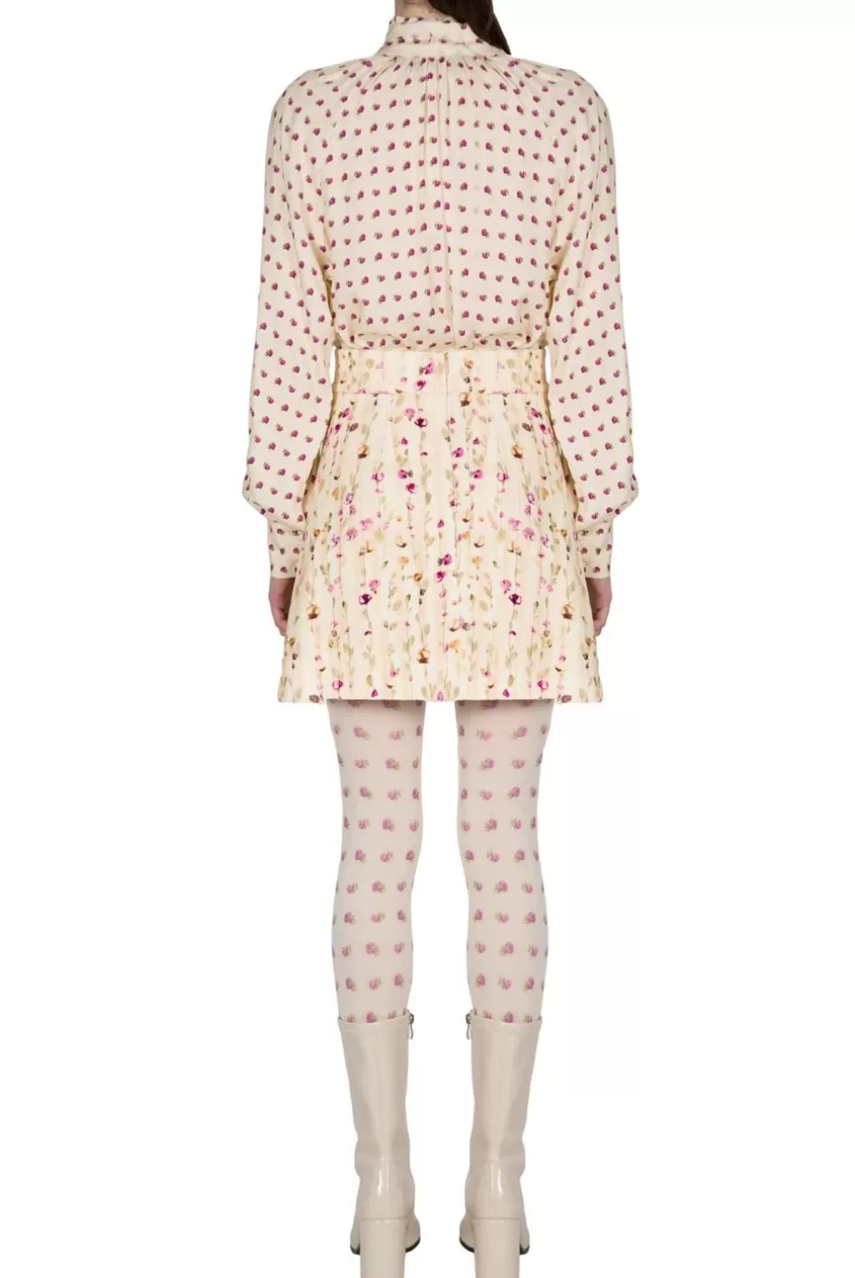 Tops & Blouses | Luisa Beccaria Vintage Buds Shirt With Bow Detail
